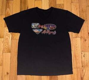 Las Vegas Nevada Souvenir V-Neck Graphic T-Shirt Size L Vintage